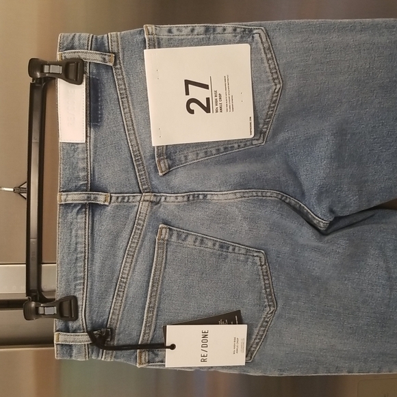 ๐RE/DONE๐ Comfort Stretch High Rise Ankle Crop Jeans ~ Mid 90s 27 NWT - Picture 15 of 17